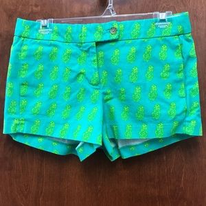 J Crew Factory Pineapple Shorts, Size 6